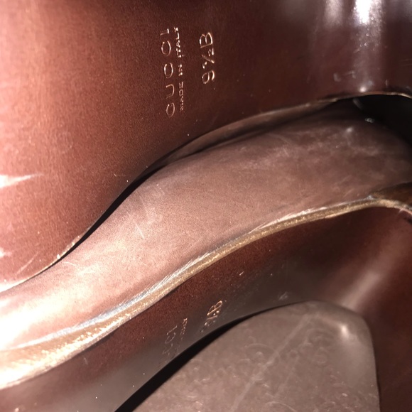 Authentic Gucci Auth Brown Bootie 9.5 - Picture 7 of 8